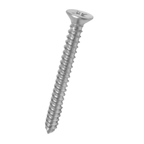 Tornillo Para Metal Cabeza Plana 8x1 2 Pulgadas Zincado Tornillo Para