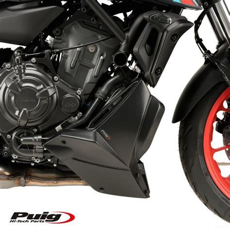 Puig 20624J ENGINE SPOILER MATT BLACK YAMAHA MT 07 21 23 プーチ アンダー