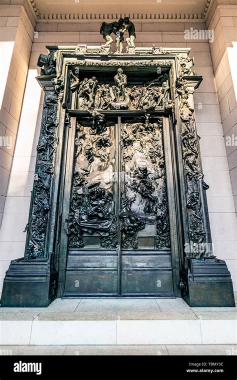 Philadelphia, Pennsylvania, USA - December, 2018 - The Gates of Hell as ...