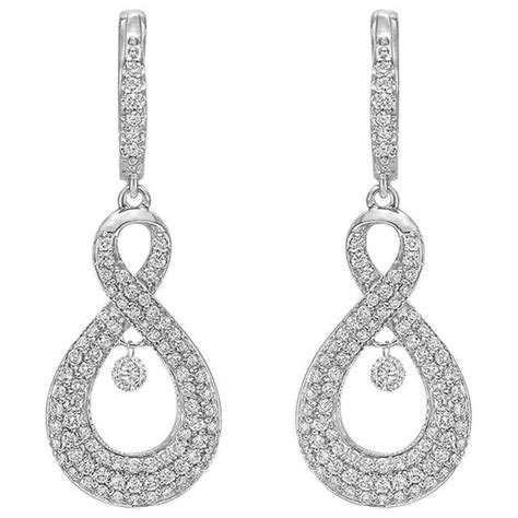 Fine Pear-Shaped Diamond Drop Earrings at 1stDibs