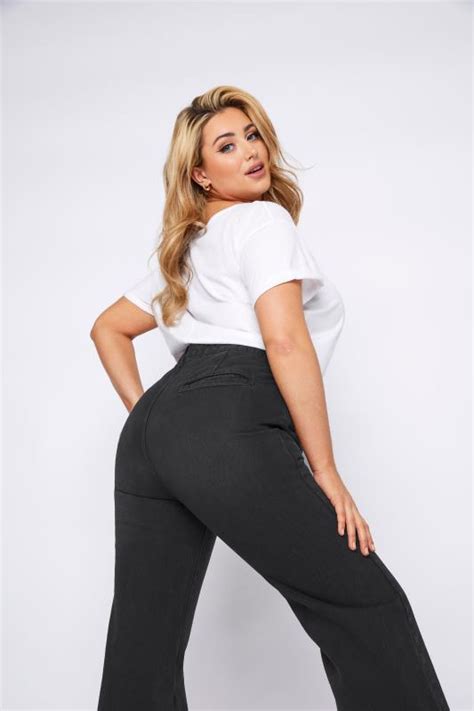 Plus Size Black Wide Leg Jeans Yours Clothing