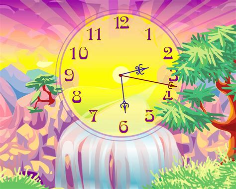 Fantasy Clock Desktop Wallpapers Wallpaper Cave