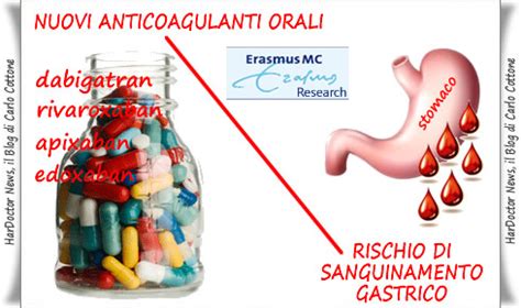 Nuovi Anticoagulanti Orali E Aumentato Rischio Di Sanguinamento Intestinale