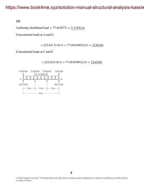 Solution Manual For Structural Analysis Th Si By Aslam Kassimali Pdf