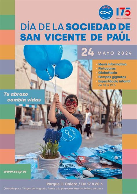 24 de mayo Día de la Sociedad de San Vicente de Paúl SSVP España