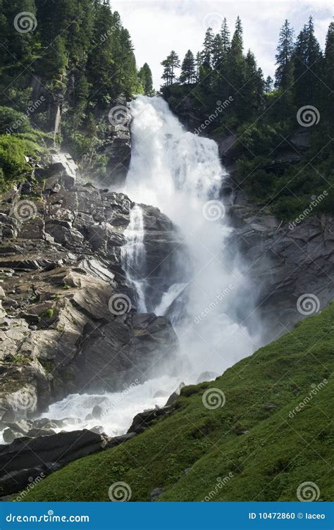 Waterfalls Krimml in Austria Stock Photo - Image of breeze, europe: 10472860