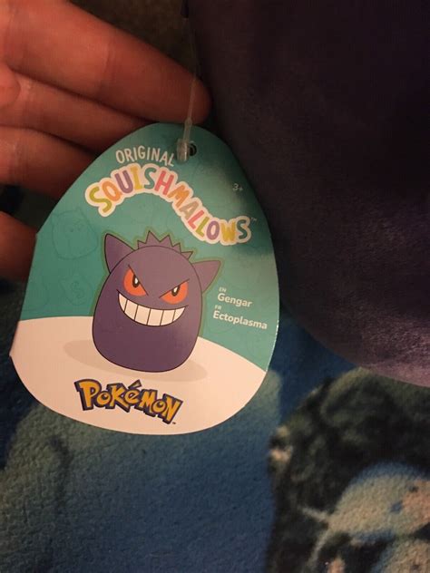 Mavin Squishmallows Inch Pokemon Gengar Plush Toy