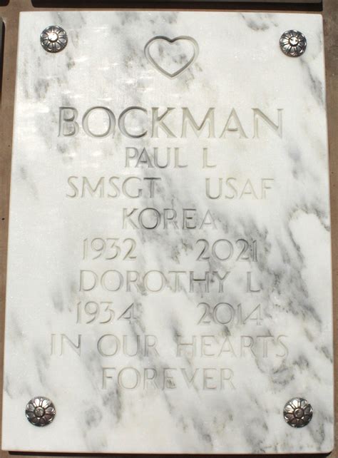 Paul Lee Bockman 1932 2021 Find A Grave Memorial