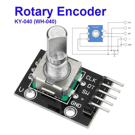 Ky Rotary Encoder Module Pinout Features Datasheet Off