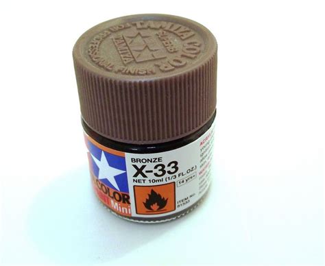 X 33 Tamiya Acrylic Paint Bronze Gloss Rc World Hobbies Australia