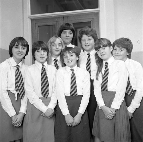 A Group Of Girls From Smithton Primary School 1980s Archives Service