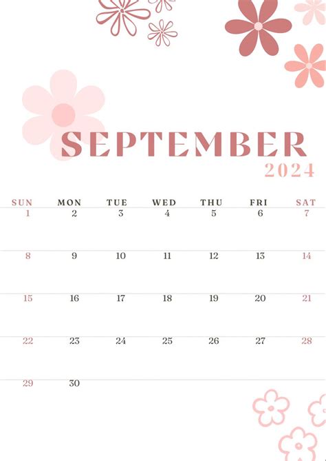 September Calendar 2024, September Calendar, Calendar Background, Study ...