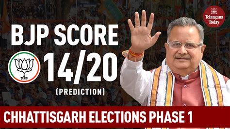 Chhattisgarh Elections 2023 Phase 1 Bjp Expected To Win 14 Of 20