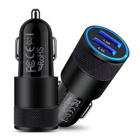 Car Charger Pack Fivebox A Dual Port Fast Usb Car Charger Adapter