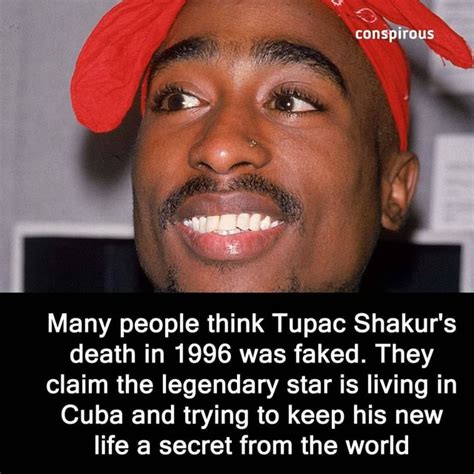 Many people think Tupac Shakur's death in 1996 was faked. They claim ...