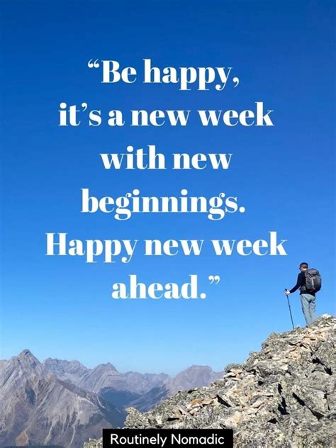 Perfect New Week Quotes For New Week Motivation In 2023 Routinely