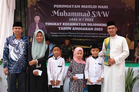 Peringatan Maulid Nabi Camat Bojongmangu Ajak Masyarakat Teladani