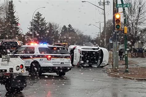 3 People Arrested After Morning Crash In Saskatoon 650 Ckom