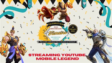 Final Tournament Mobile Legend Hut Himatro Xxiv Youtube