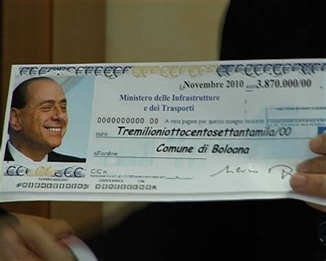 Assegno Con Il Volto Di Berlusconi La Repubblica