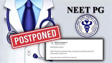 NEET PG Postponed Amid Paper Leaks Row Fresh Date To Be Announced