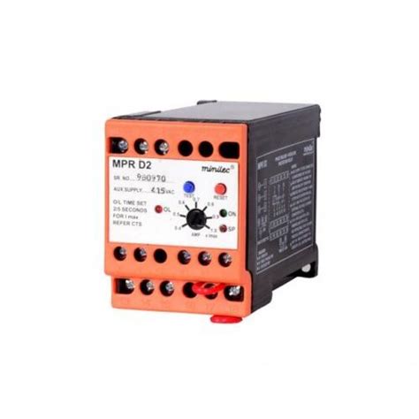 Minilec Motor Relay, Model No : MPR D2, 240 VAC