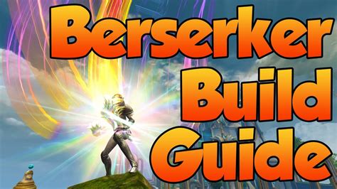 Power Berserker Build Guide DPS Or Quickness YouTube