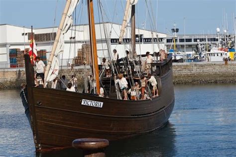 Getaria la emoción del desembarco de Elcano 500 años después