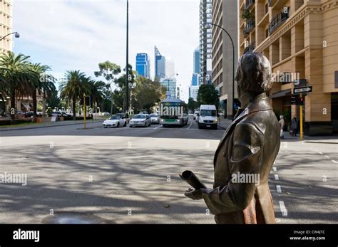 Perth Western Australia The Statue Of John Septimus Roe First