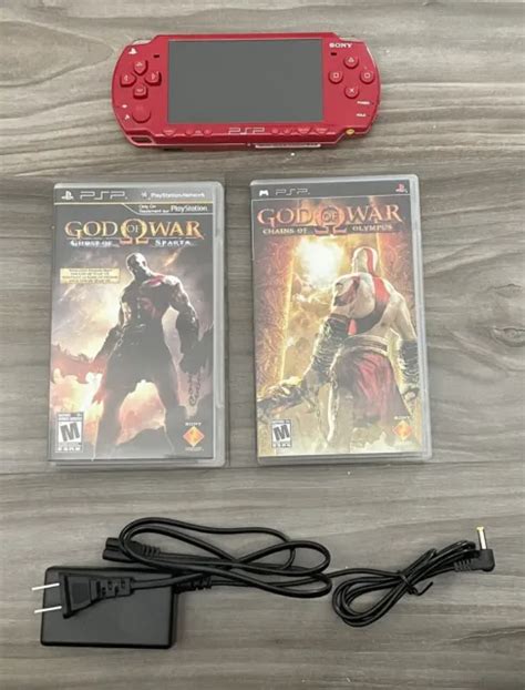 SONY PSP 2001 LIMITED EDITION God Of War Console Games 258 70