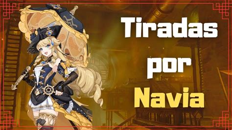 Mis Tiradas A Navia Genshin Impact Youtube