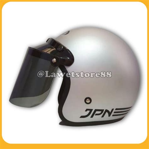 Jual Helm Sepeda Motor Half Face Bogo Jpn Solid Polos Original Warna