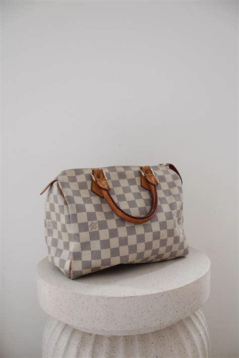 Louis Vuitton Speedy 25 Damier Azure - Vintasje