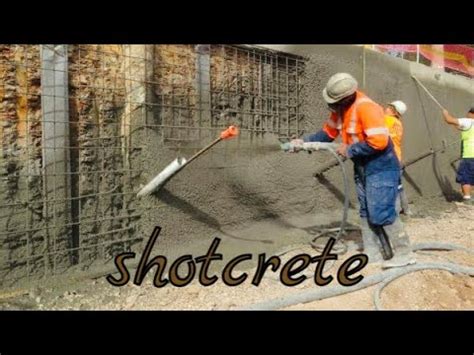 Shotcrete Gunite Sprayed Concrete Tower Protection Types Of