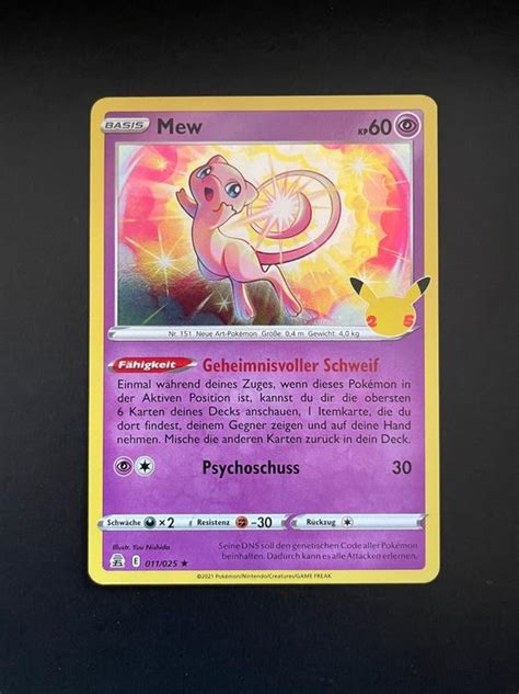 Pokémon mew 25th celebration Kaufen auf Ricardo