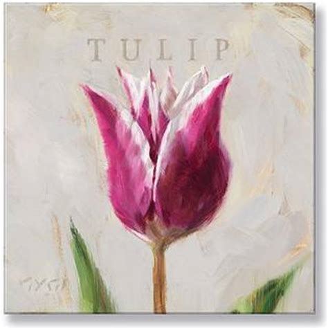 Sullivans Darren Gygi Home Collection Purple Tulip Gygi Wrapped Wall Decor • Price