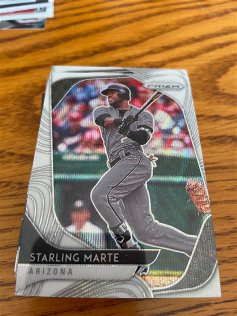 STARLING MARTE 2020 PRIZM WHITE WAVE PRIZM DIAMONDBACKS EBay