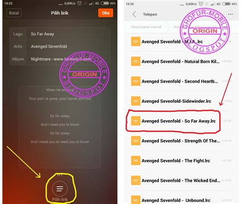 Cara Menambahkan Lirik Di Musik Xiaomi Tujuh Media