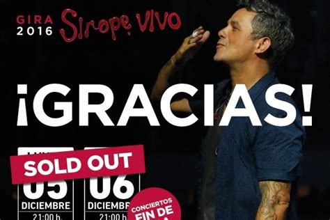 Alejandro Sanz Despedir Su Gira Sirope Vivo En Diciembre Con Todo