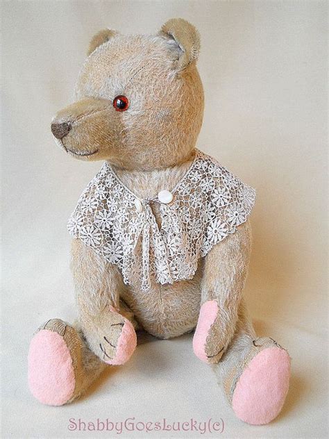 Old German Bear Vintage Hermann Teddy 1950s Or Earlier Grey Etsy Teddy Vintage Teddy Bears