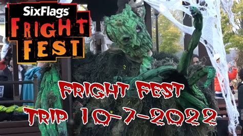 Fright Fest Trip At Six Flags Great America Youtube