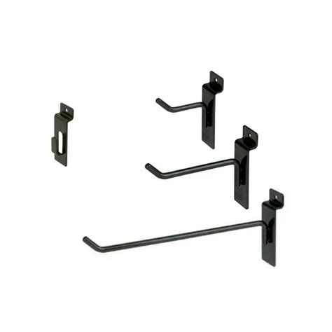 Slatwall Hooks - Black - Shop Now At Barr Display, Your Display Fixture ...