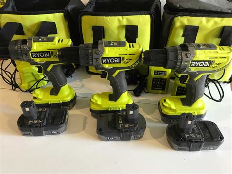 Шуруповерт Ryobi ONE+R18PD3 акумуляторний комбінований дриль з Англії ...