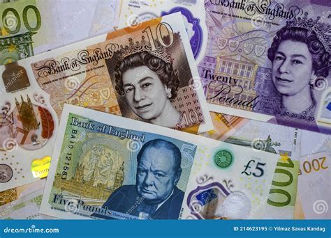 Pound Sterling The Currency Of The United Kingdom Editorial Image