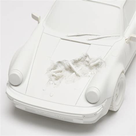 Eroded Porsche Turbo White By Daniel Arsham On Artnet