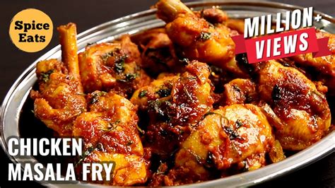 Quick Masala Fried Chicken Chicken Fry Masala Recipe Tawa Fried