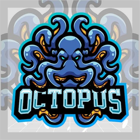 Premium Vector Octopus Kraken Mascot Esport Logo Design