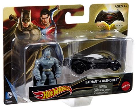 Hot Wheels Batman V Superman Dawn Of Justice Armored Batman Mini Batmobile Vehicle Pricepulse