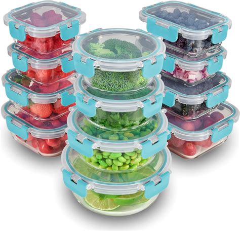 Amazon FineDine 24 Piece Glass Storage Containers With Lids Leak