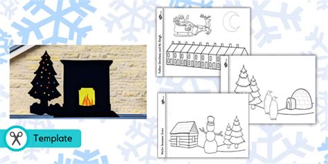 Christmas Window Display Templates | Christmas Crafts